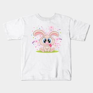 Little cartoon rabbit. Kids T-Shirt